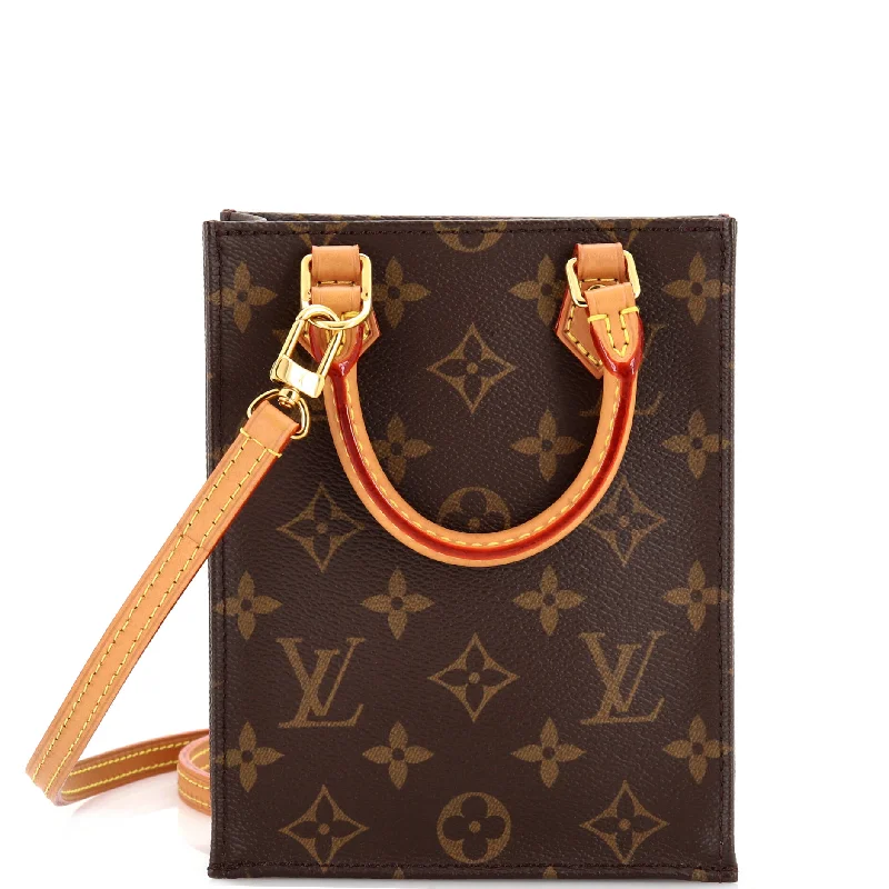 Petit Sac Plat Bag Monogram Canvas