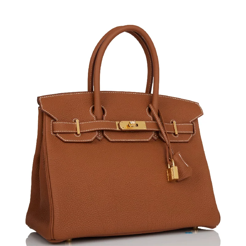 Hermes Birkin Bags with a Reinforced Bottom Panel for LongevityHermes Birkin 30 Gold Togo Gold Hardware