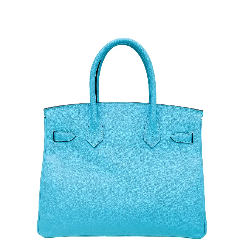 Hermes Birkin Bags with a Beaded Leather Strap for a Bohemian - Glamour LookHermes Bleu Du Nord Birkin 30 Bag