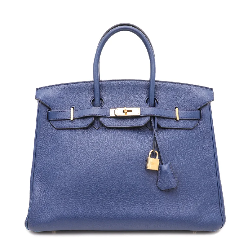 Limited Edition Hermes Birkin Bags with Exclusive ColorwaysHermes Blue Clemence Birkin 35 Bag