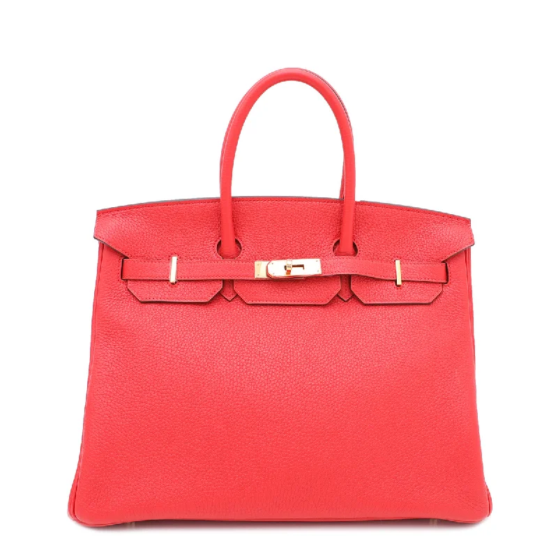 Hermes Birkin Bags with a Detachable Shoulder Pad for ComfortHermes Capucine Clemence Birkin 35 Bag