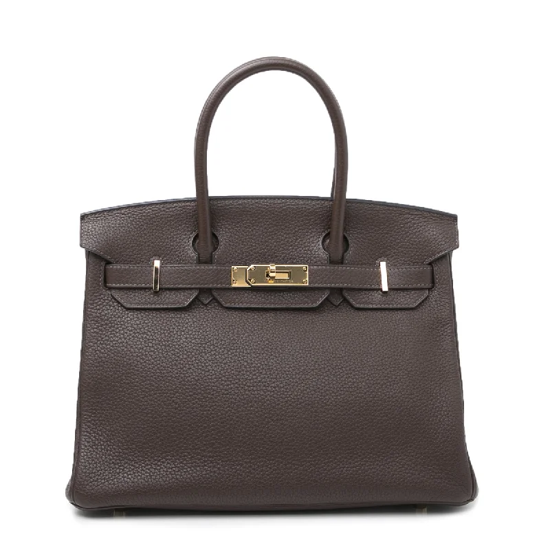 Hermes Birkin Bags in Smooth Box Calf Leather for a Timeless AestheticHermes Chocolate Birkin 30 Bag