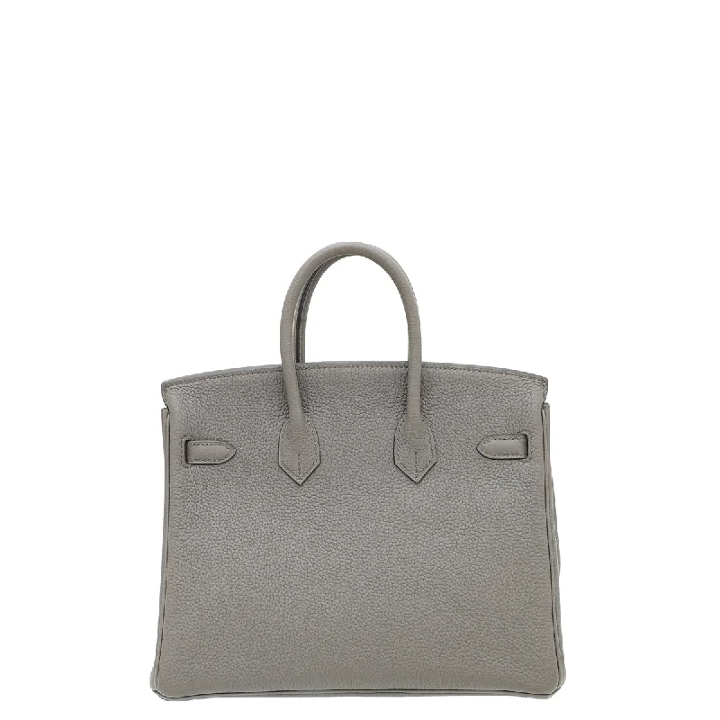 Hermes Birkin Bags with a Removable Coin Purse AttachmentHermes Gris Etain Birkin 25 Bag