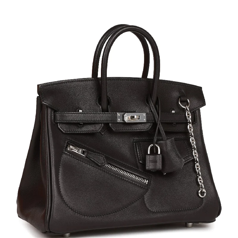 Hermes Birkin Bags with a Leather - Lined Interior Pocket for Added ProtectionHermes Limited Edition Rock Birkin 25