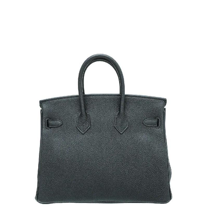 Hermes Birkin Bags in a Dark Olive Green for a Unique and Earthy VibeHermes Noir Birkin 25 Bag