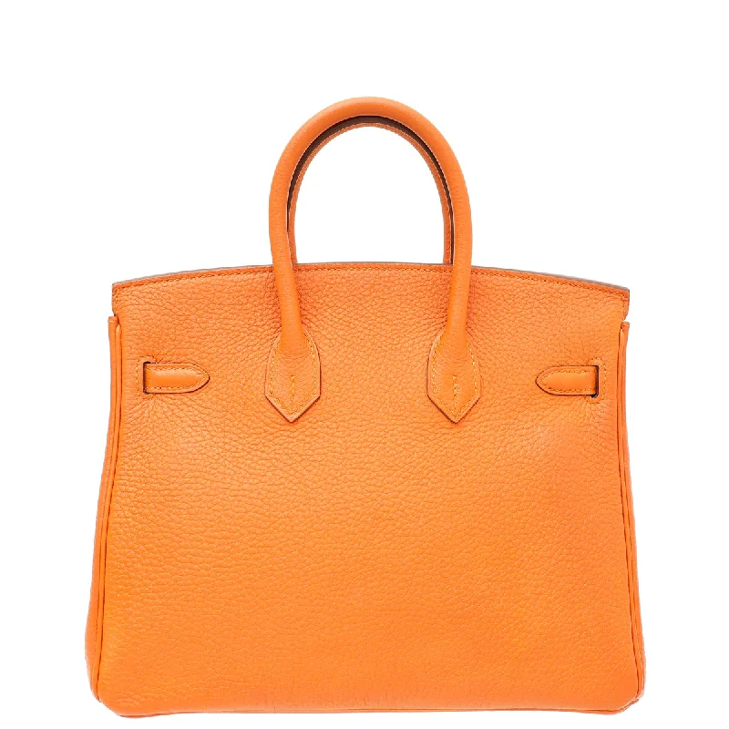 Hermes Birkin Bags with a Detachable Mobile Phone HolderHermes Orange Retourne Birkin 25 Bag