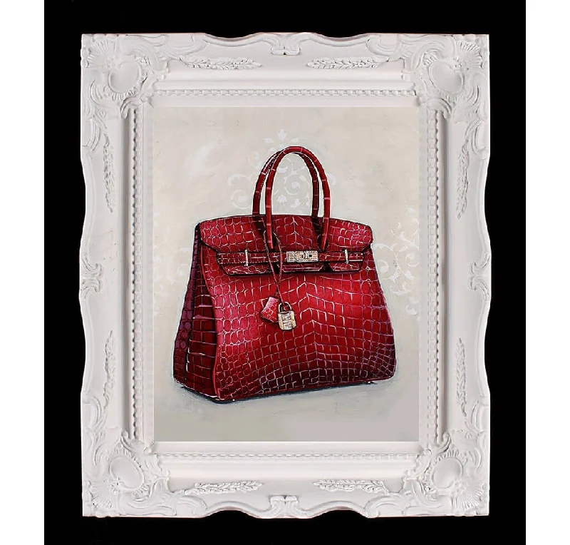 Limited Edition Hermes Birkin Bags with Exclusive ColorwaysSmall Limited Edition Rouge Hermès Birkin Giclée