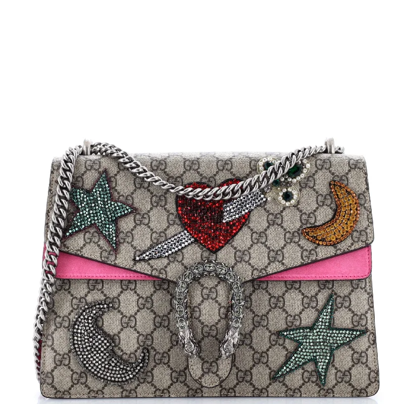 Dionysus Bag Embellished GG Coated Canvas Medium