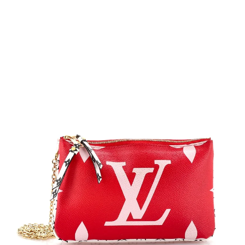 Double Zip Pochette Limited Edition Colored Monogram Giant